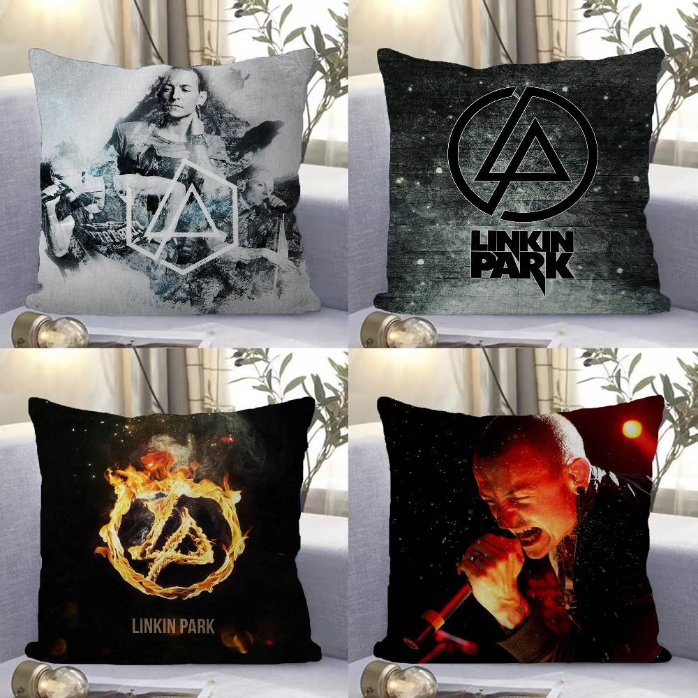 Hot Home Of Textiles - ホットバンド L-Linkin P-Park クッションカバー装飾枕ソファ家の装飾ケース枕カバー