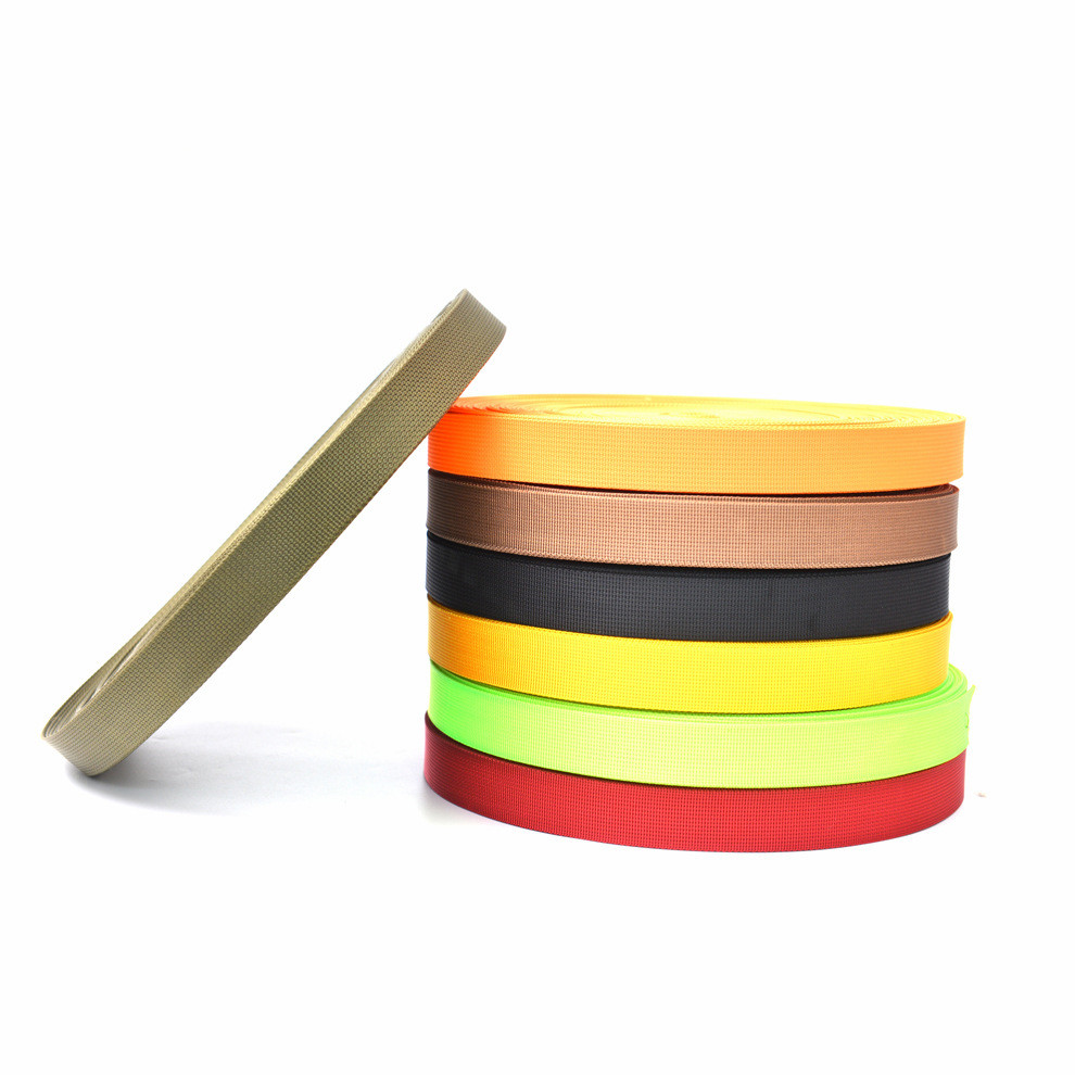 Home Textiles Com - 高品質のポリエステルリボン,25mm,厚さ5メートル,ナイロンウェビング,ストラップバッグ,ベルトアクセサリー用