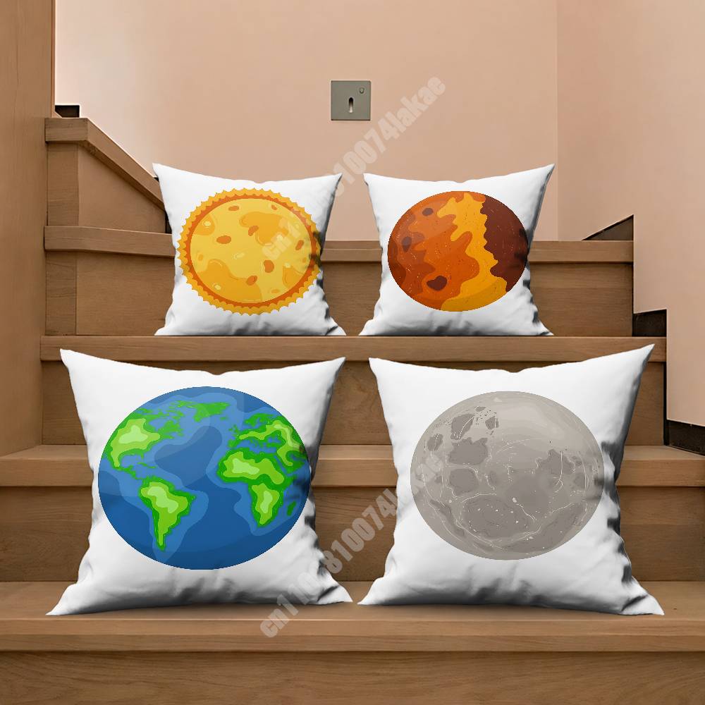 Home Textiles And Furnishing - 科学教育 地球 月 火星 木星 ソファ
