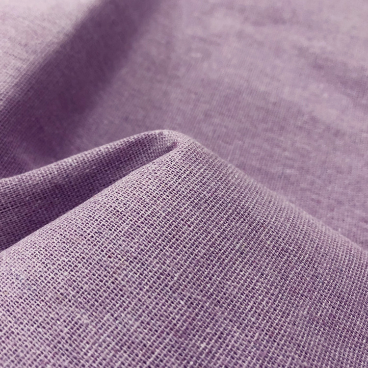 Linum Home Textiles - 50 × 150 センチメートル無地リネン綿生地針刺繍パッチワーク縫製ホームテキスタイル服 Fabrc