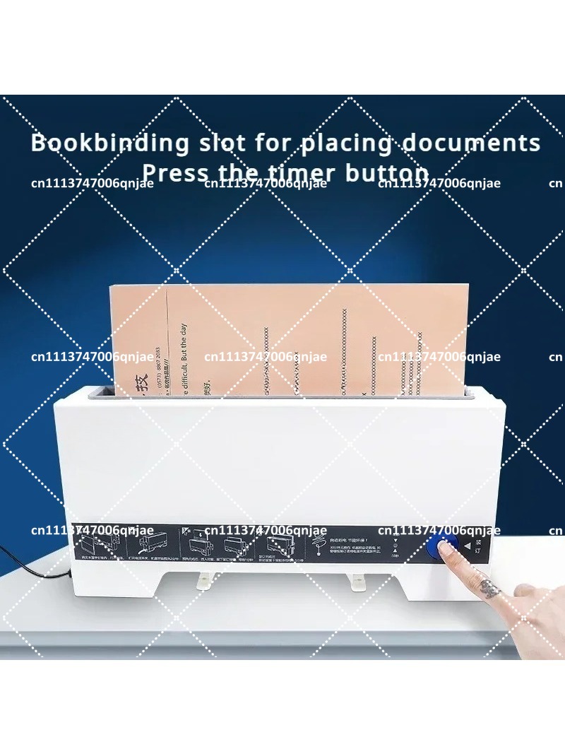 Hot Home Of Textiles - A4 110V ホットメルト製本機、オフィス・家庭用小型自動接着機、4mm書類カバー仕分け機能付き