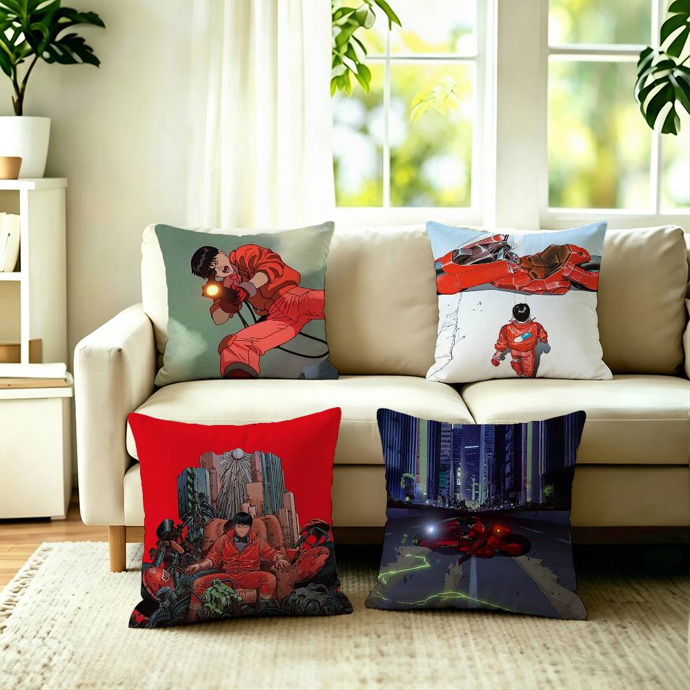 Hot Home Of Textiles - ホットアニメ A-Akira 枕カバー正方形両面ソファクッションカバー寝室ベッドサイド枕