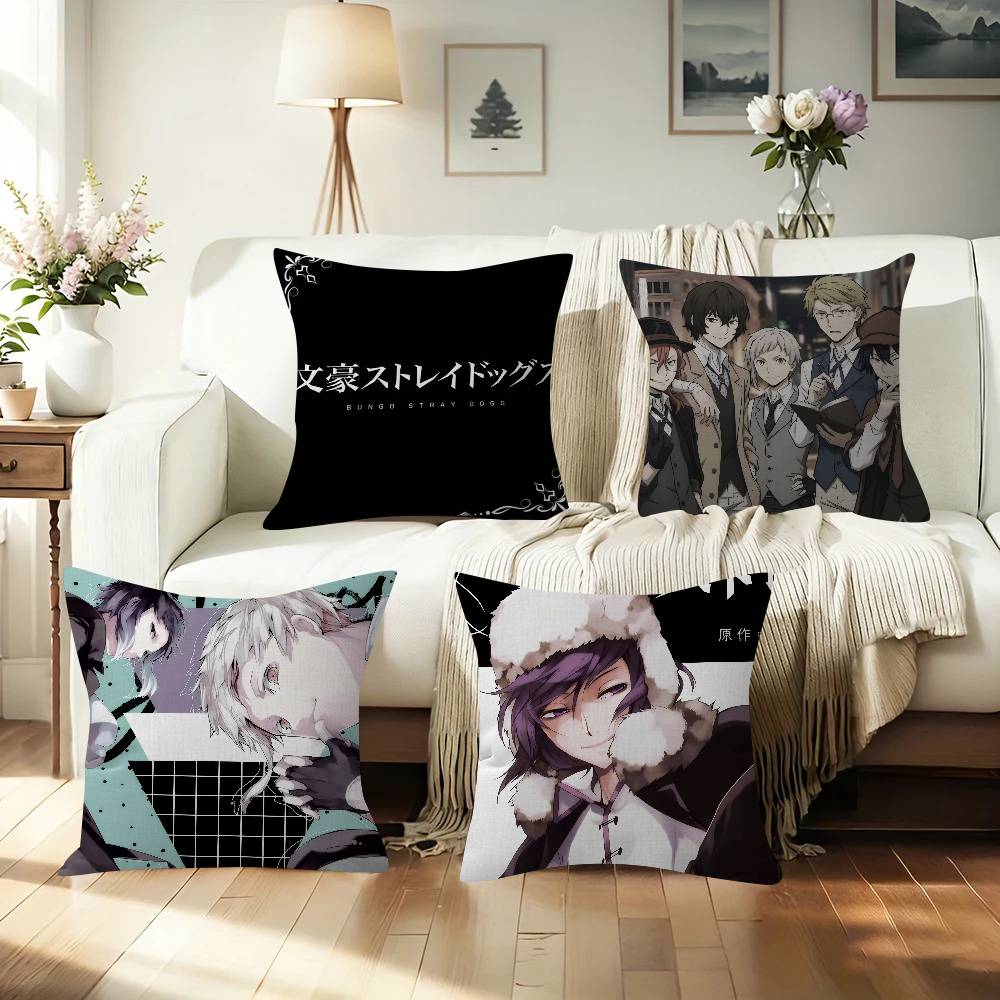 アニメ B-Bungo Stray Dogs クッションカバ - Home.Textiles Cushion のレビューと価格