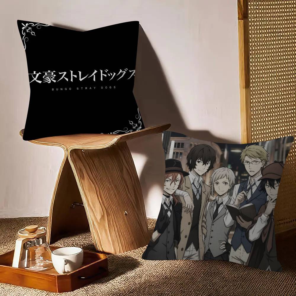 アニメ B-Bungo Stray Dogs クッションカバ - Home.Textiles Cushion のレビューと価格