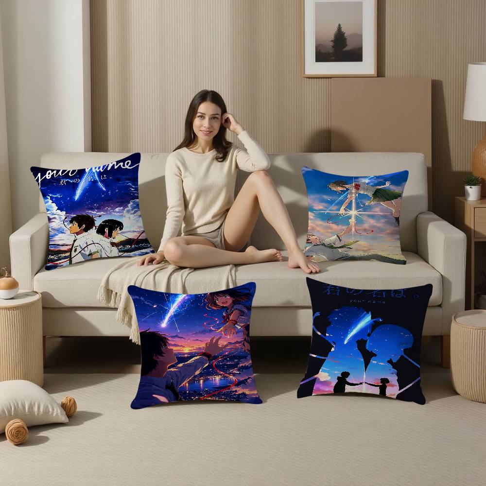 クラシックアニメ「君の名は」枕アニメ枕ソファベッドヘッド枕カ - Your Home Textiles のレビューと価格