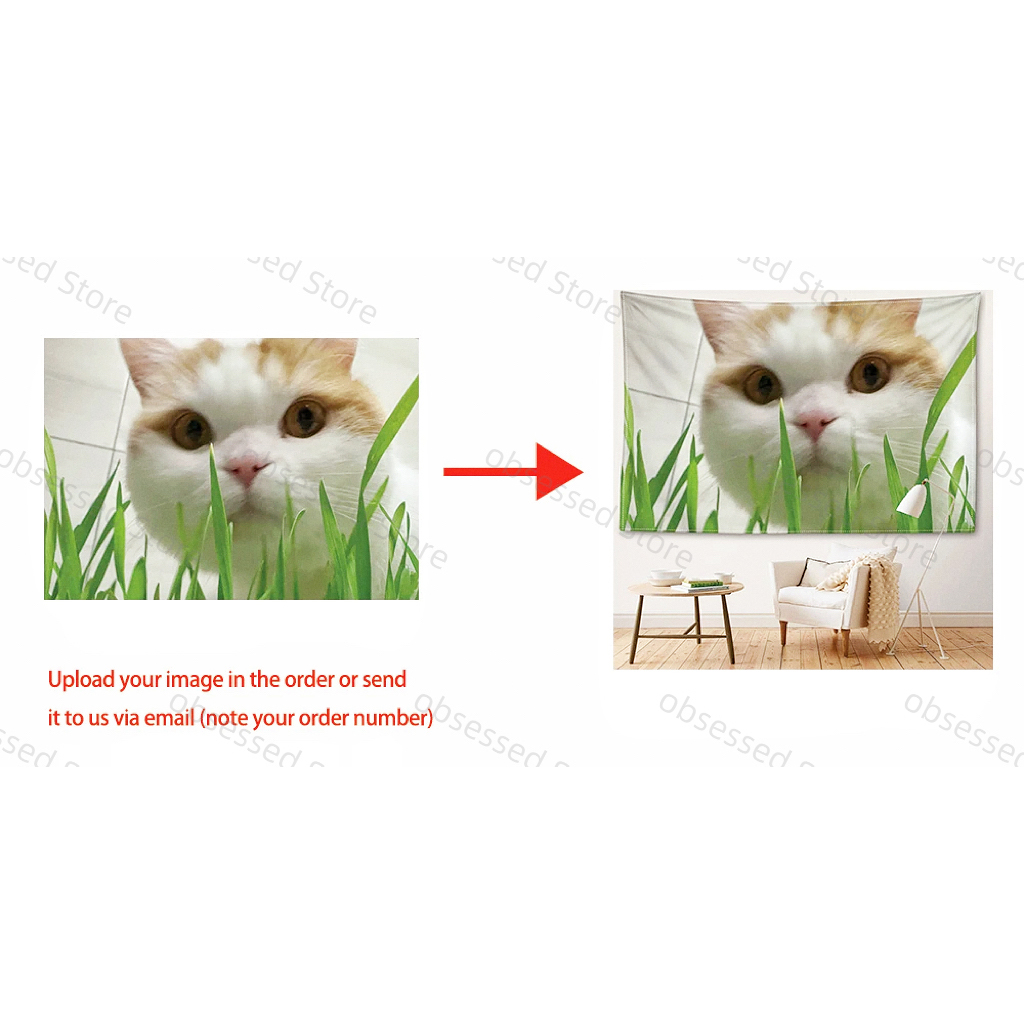 写真をカスタマイズしたタペストリー印刷、部屋の壁掛け装飾、タ - Your Home Textiles のレビューと価格