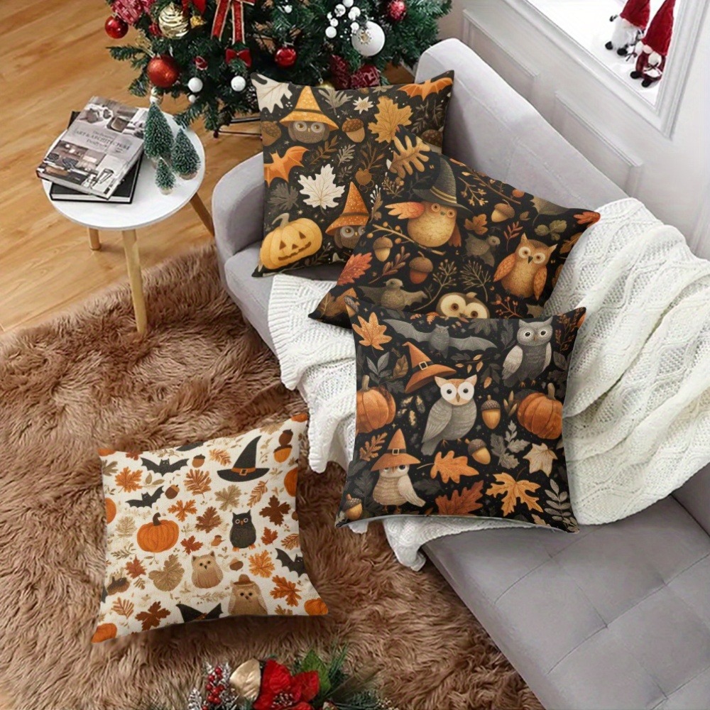 短いプラッシュ素材の枕カバー ハロウィンをテーマにした枕カバ - Your Home Textiles のレビューと価格