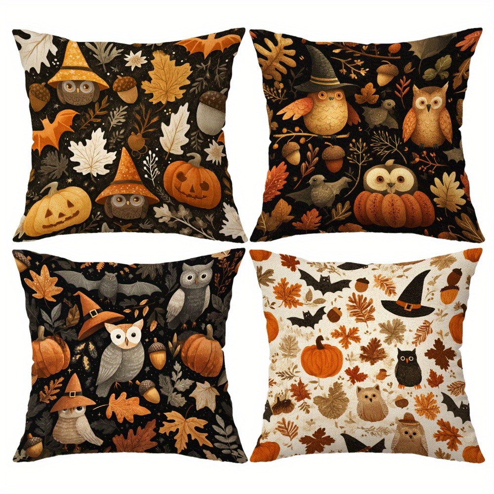 短いプラッシュ素材の枕カバー ハロウィンをテーマにした枕カバ - Your Home Textiles のレビューと価格
