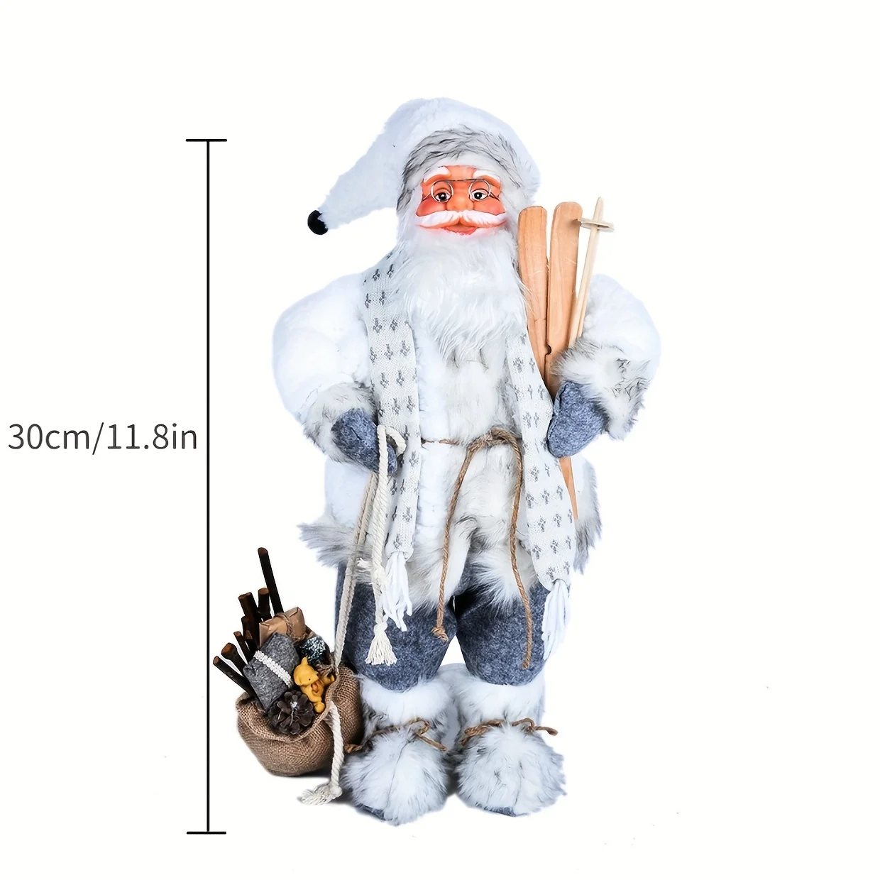 青と白のサンタクロース、クリスマスプレゼント、新年の贈り物、 - Home Textiles And Furnishing のレビューと価格