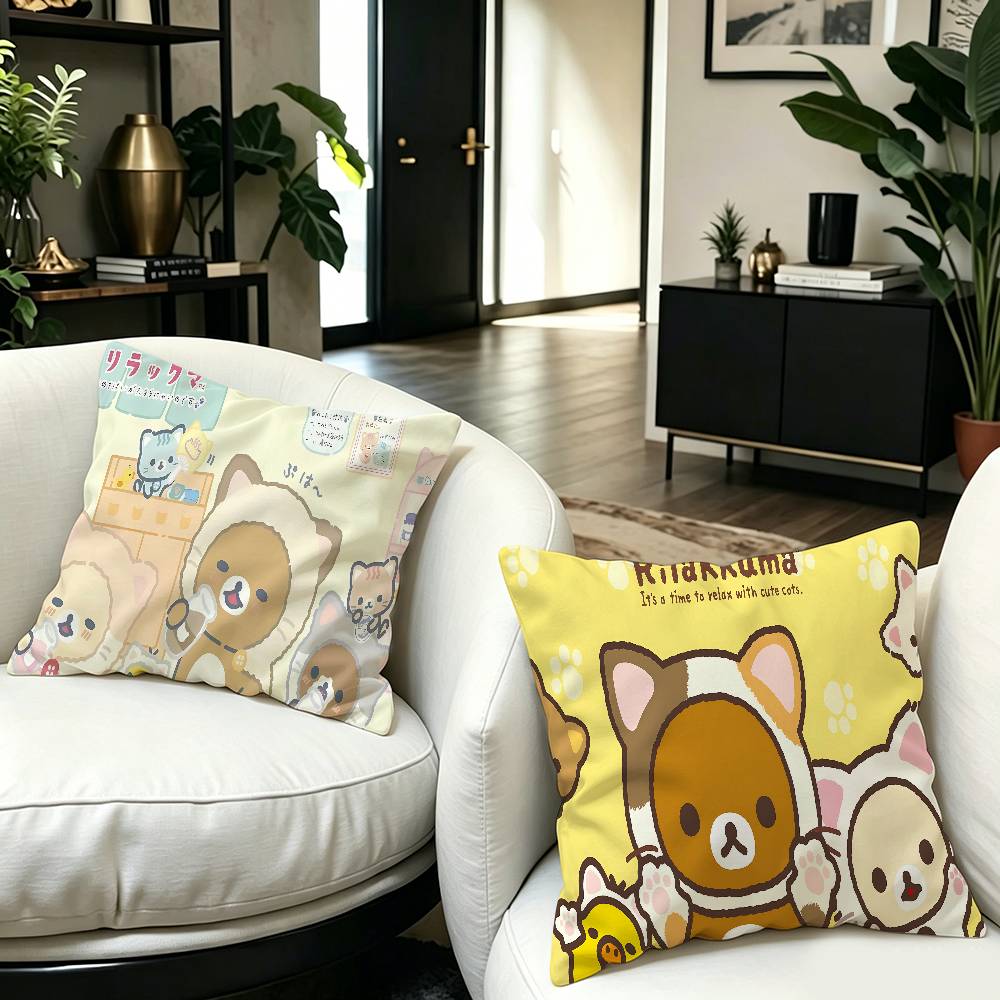 かわいいリラックマ枕ギフト ホームオフィス家具 寝室 ソファ - Home Textiles And Furnishing のレビューと価格