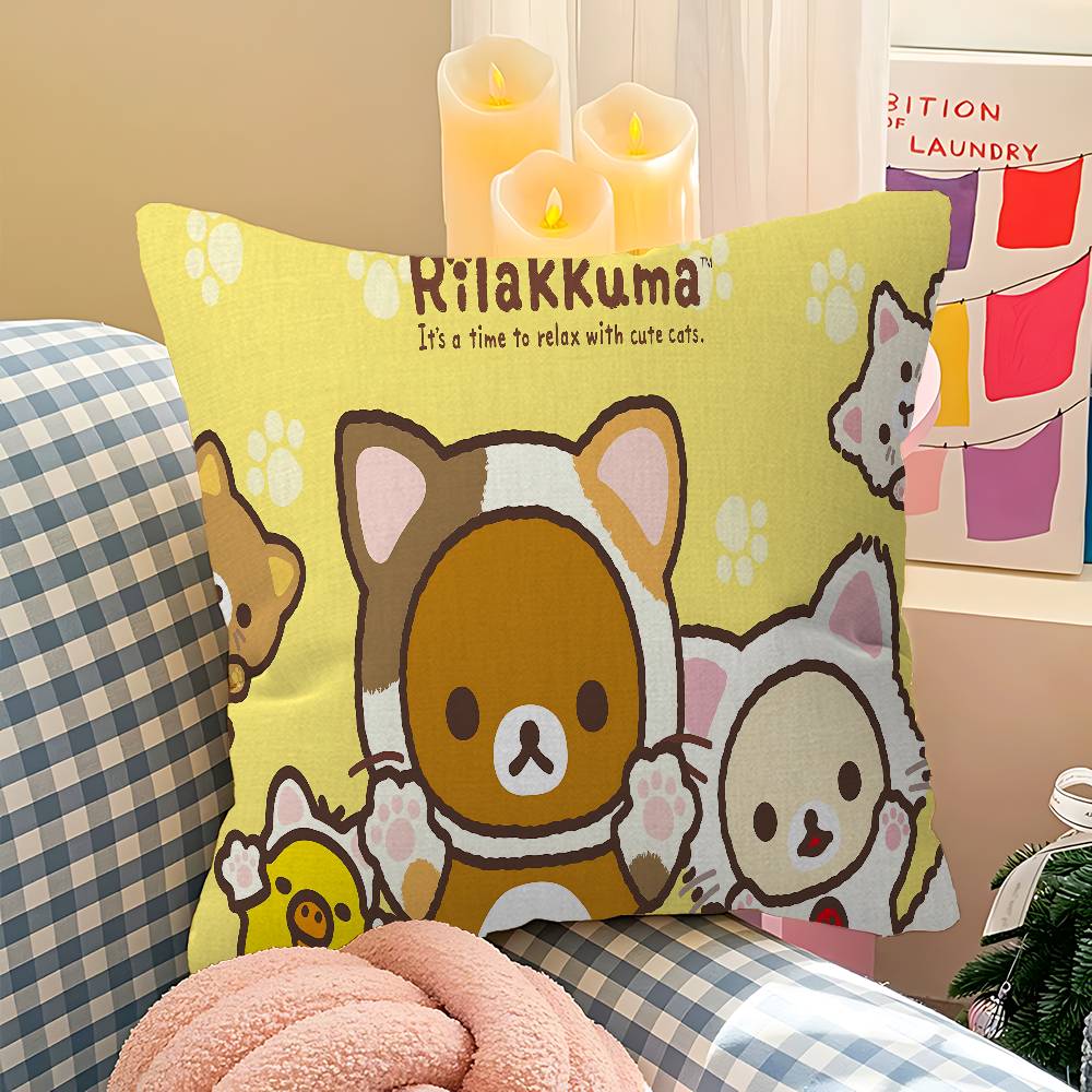 かわいいリラックマ枕ギフト ホームオフィス家具 寝室 ソファ - Home Textiles And Furnishing のレビューと価格