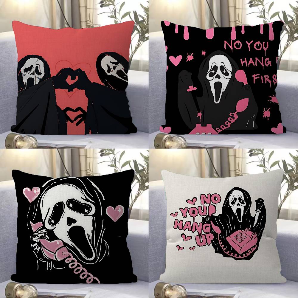 S-SCREAMS ホラー映画枕ギフトホームオフィス装飾枕寝 - Home.Textiles Cushion のレビューと価格