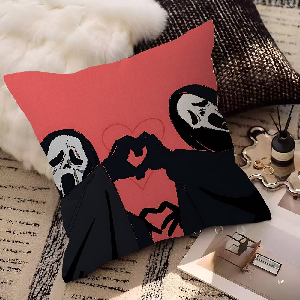 S-SCREAMS ホラー映画枕ギフトホームオフィス装飾枕寝 - Home.Textiles Cushion のレビューと価格