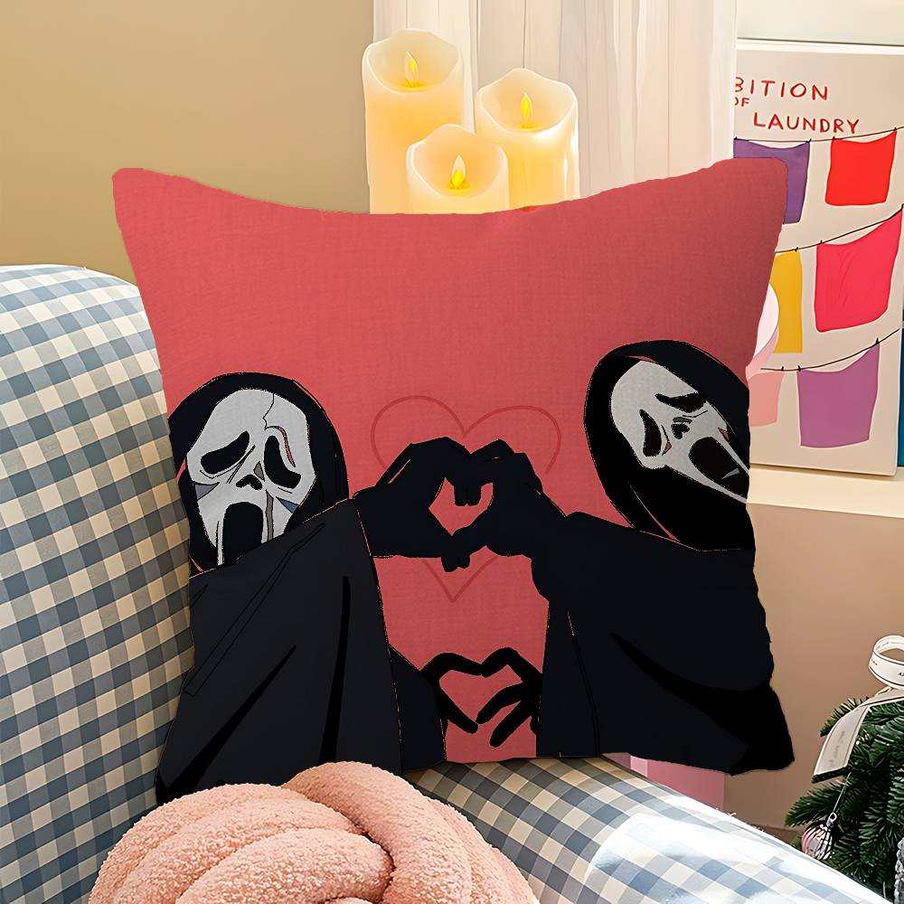 S-SCREAMS ホラー映画枕ギフトホームオフィス装飾枕寝 - Home.Textiles Cushion のレビューと価格