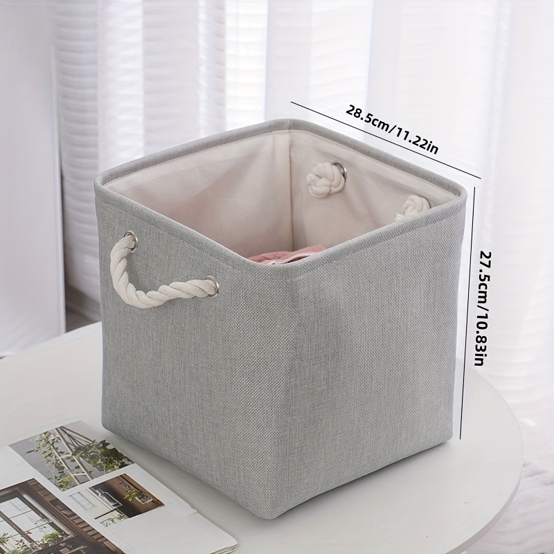 2個入り/綿と麻の収納ボックス、家庭用、衣類整理バスケット、 - Linum Home Textiles のレビューと価格