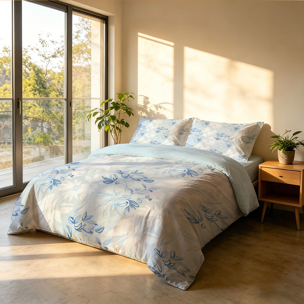 3点セット ミニマリストスタイル、美しい花柄プリントダウン布 - Home Textiles Bedding のレビューと価格