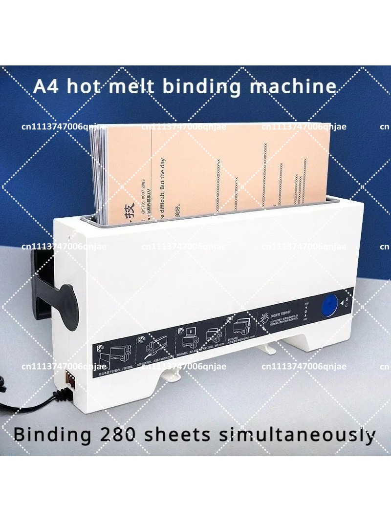 A4 110V ホットメルト製本機、オフィス・家庭用小型自動 - Hot Home Of Textiles のレビューと価格