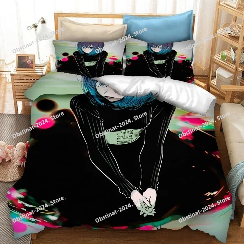アニメ「OSHI NO KO」3Dプリント寝具セット、布団カ - Home Textiles Bedding のレビューと価格
