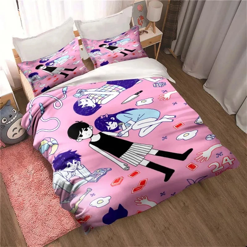 ファッション3Dプリントアニメオモリ寝具セットオールシーズン - Home Textiles Bedding のレビューと価格