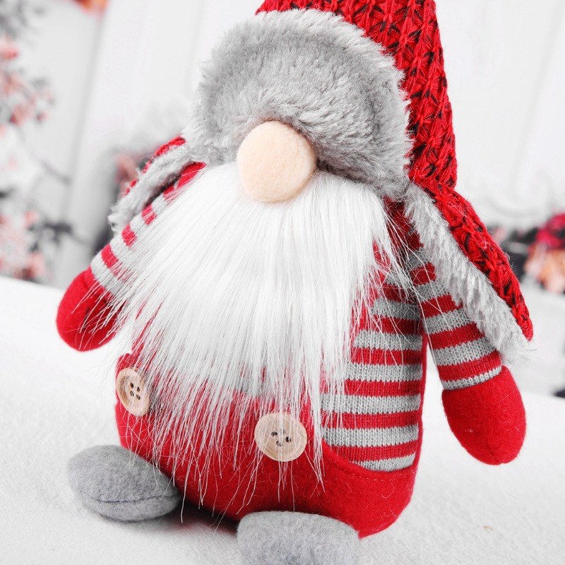 クリスマス顔のない人形人形北欧の森ゴブリンホームファニシング - Home Textiles And Furnishing のレビューと価格