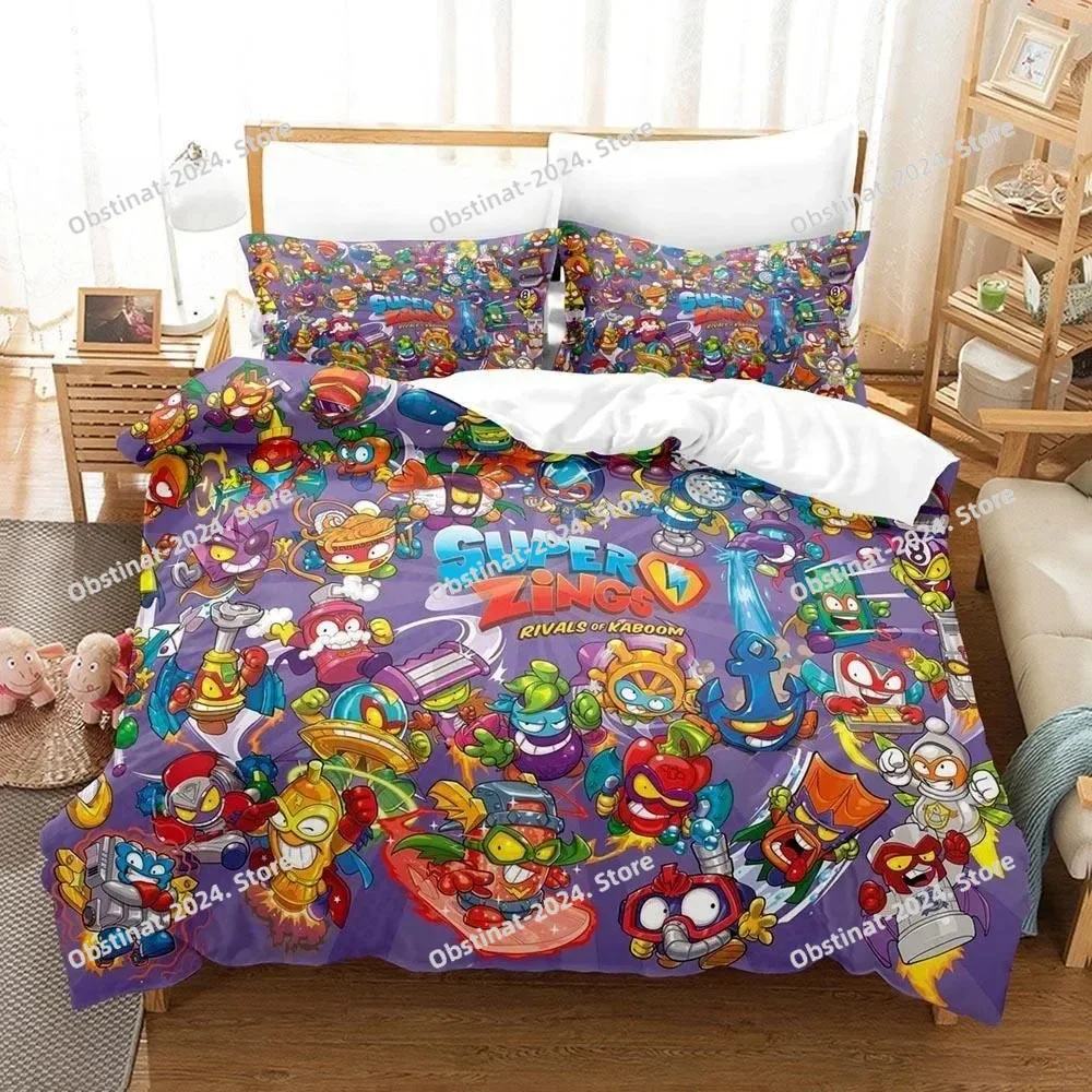 3Dプリントアニメ スーパーリングス 寝具セット シングル  - Home Textiles Bedding のレビューと価格