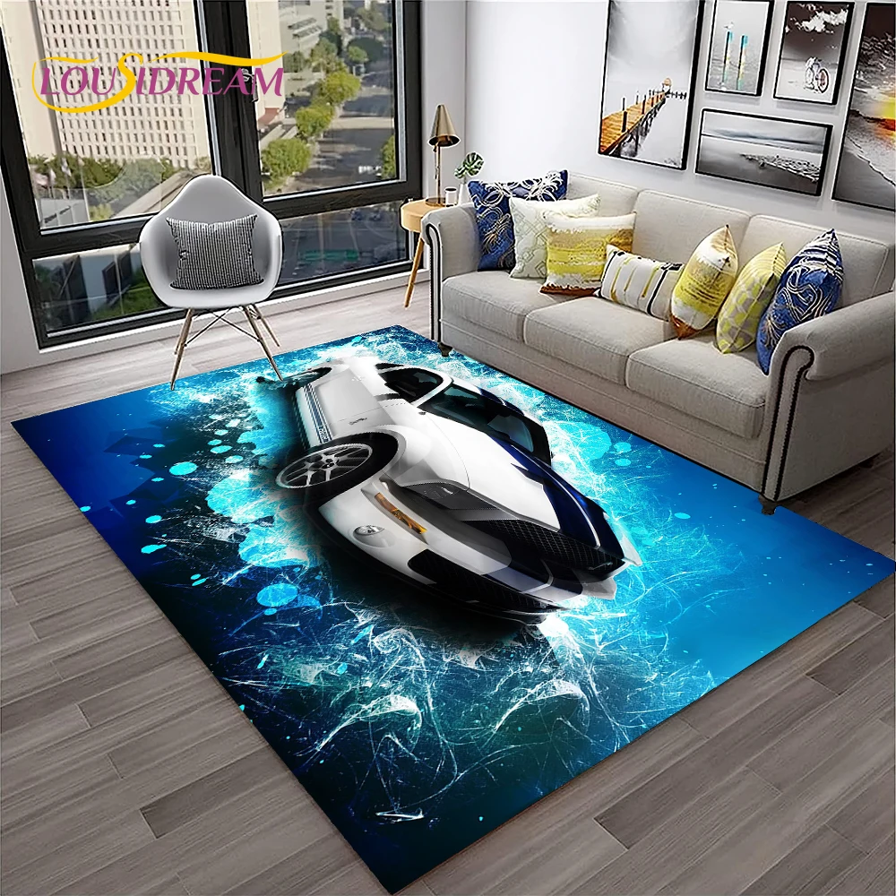 クラシックフォード GTR マスタングカーカーペットラグ、家 - Home Textiles Sale のレビューと価格